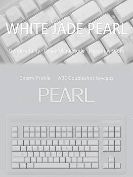 Amazon.com: Domikey Pearl Cherry Profile abs doubleshot Backlit